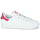 Schuhe Mädchen Sneaker Low adidas Originals STAN SMITH J SUSTAINABLE Weiss / Rosa