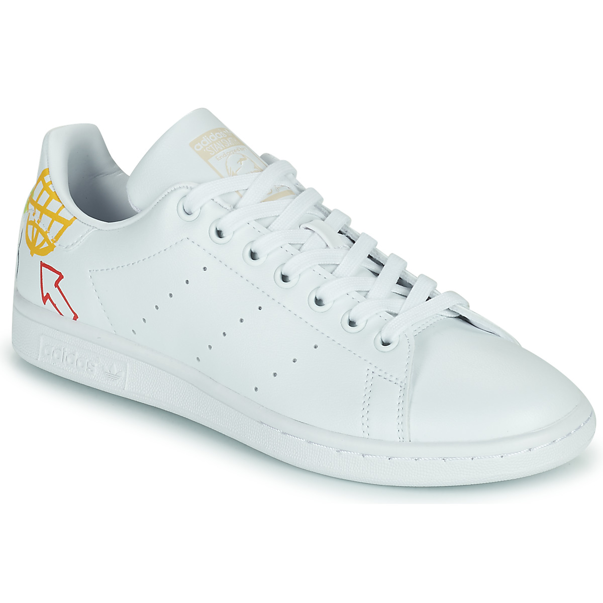 Schuhe Damen Sneaker Low adidas Originals STAN SMITH W SUSTAINABLE Weiss / Multicolor