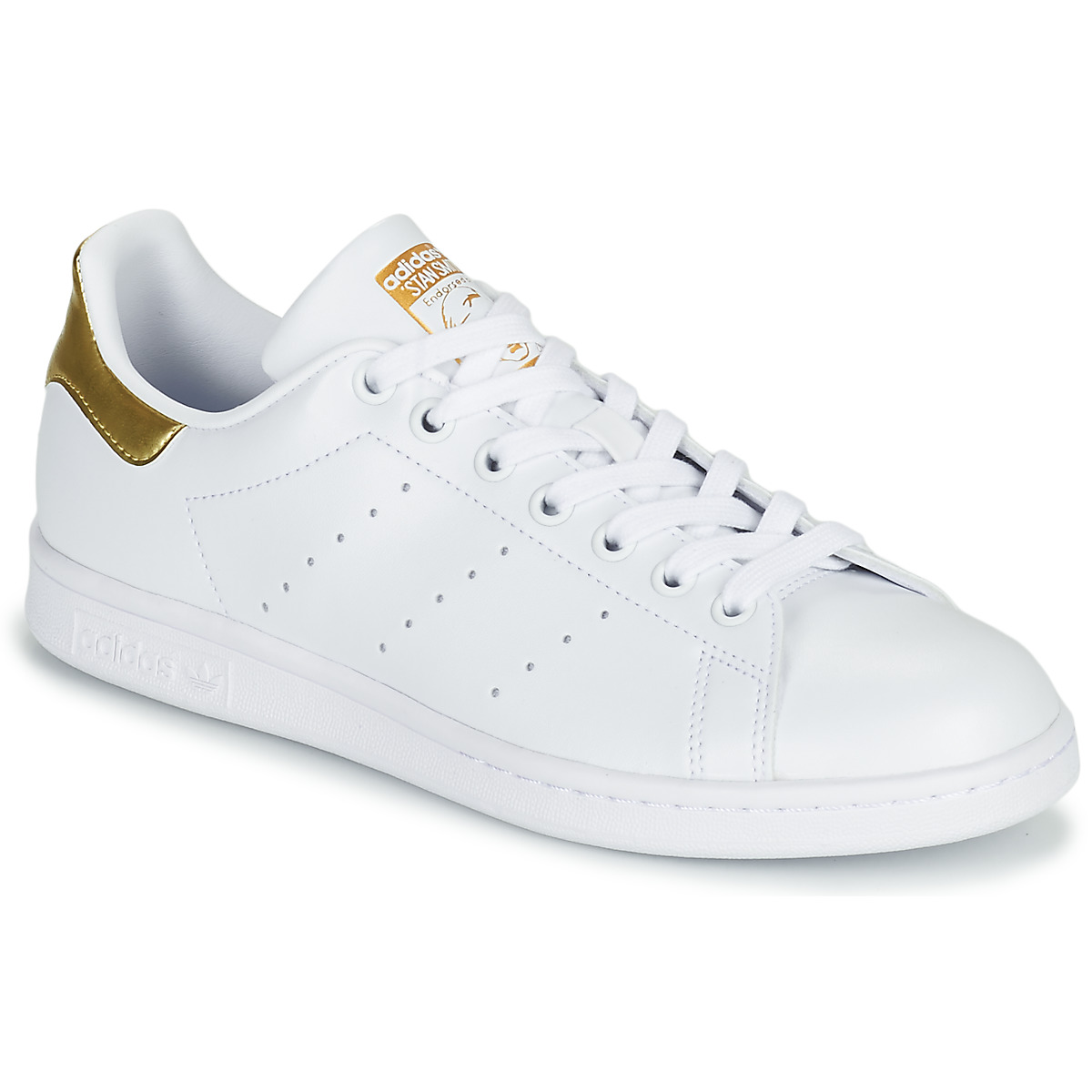 Schuhe Damen Sneaker Low adidas Originals STAN SMITH W SUSTAINABLE Weiss / Gold