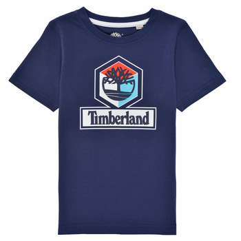 Kleidung Jungen T-Shirts Timberland GRISS Marine
