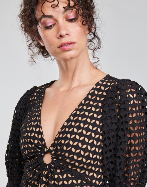 MICHAEL Michael Kors GEO EYELET MINI DRESS Schwarz