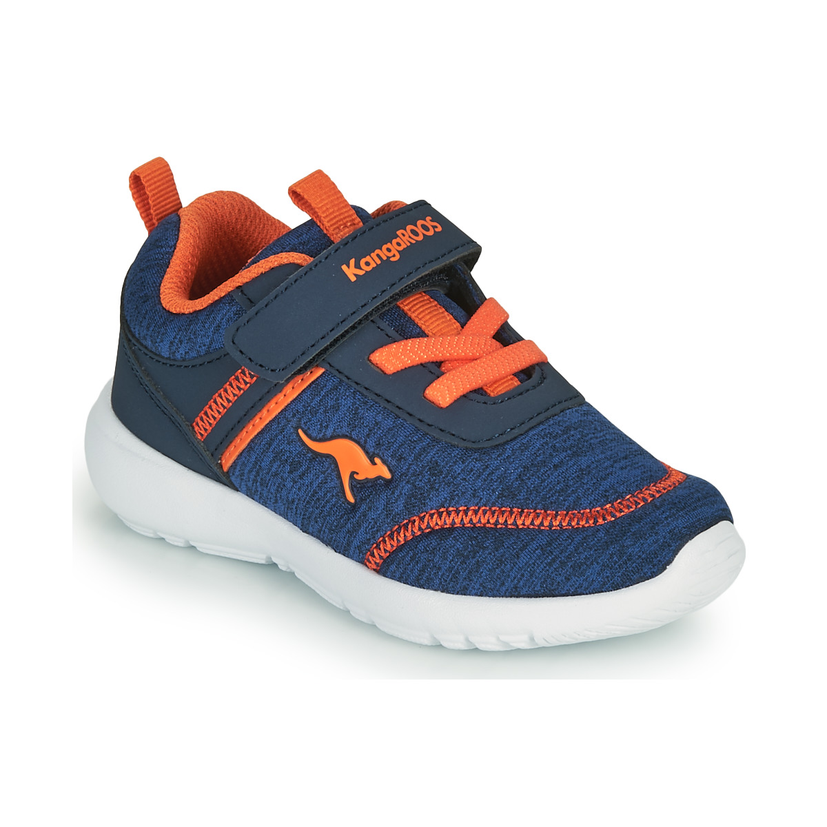 Schuhe Jungen Sneaker Low Kangaroos KY-CHUMMY EV Blau / Orange
