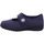 Schuhe Damen Slipper Solidus Slipper Kate - Weite K 29066 80242 Blau