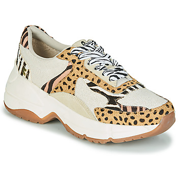 Schuhe Damen Sneaker Low Gioseppo FORMIA Weiss / Leopard