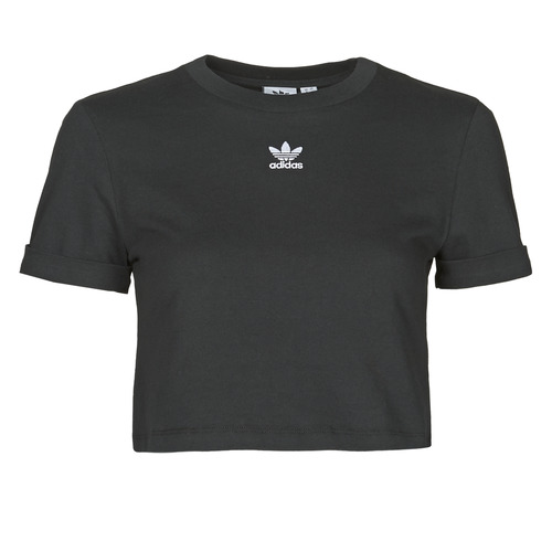 ONLY Bauchfreies Top Schwarz L DAMEN Hemden & T-Shirts Bi-Material Rabatt 58 % 
