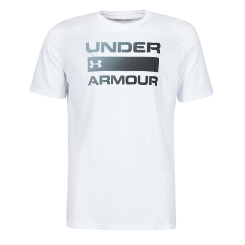 Kleidung Herren T-Shirts Under Armour UA TEAM ISSUE WORDMARK SS Weiss