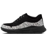 Schuhe Damen Sneaker Low FitFlop FREYA GLITTER SNEAKERS BLACK MIX AW02 Schwarz