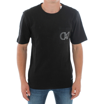 Kleidung Herren T-Shirts Calvin Klein Jeans J30J309612 099 BLACK Schwarz