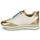 Schuhe Damen Sneaker Low JB Martin 4CANDIO Weiss / grau / türkis / Gold