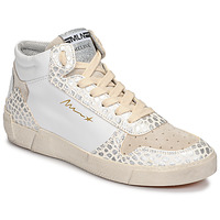 Schuhe Damen Sneaker High Meline NK1409 Weiss