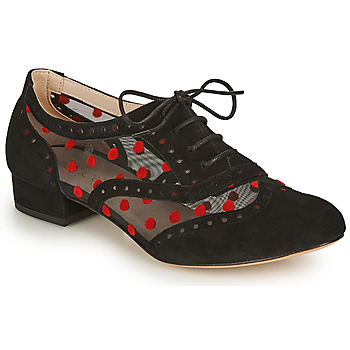 Schuhe Damen Richelieu Fericelli ABIAJE Schwarz / Rot