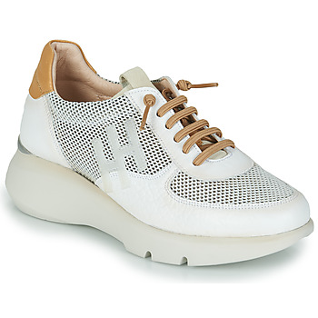Schuhe Damen Sneaker Low Hispanitas TELMA Weiss / Gold