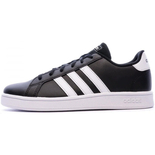 Schuhe Jungen Sneaker Low adidas Originals EF0102 Schwarz