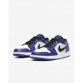 Schuhe Sneaker Low Nike Air Jordan 1 Low Court Purple Court Purple/White-Black