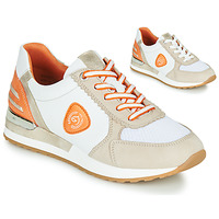 Schuhe Damen Sneaker Low Remonte Dorndorf POLLUX Weiss / Grau / Orange