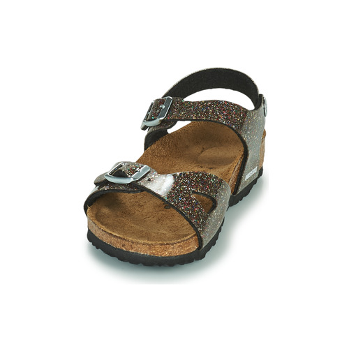 BIRKENSTOCK RIO Schwarz / Gold