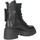 Schuhe Damen Low Boots Tsakiris Mallas 859 CAROLINA 6-1 Stiefel Frau SCHWARZ Schwarz