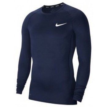 Kleidung Herren Sweatshirts Nike Pro Longsleeve Blau