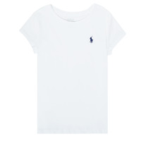 Kleidung Mädchen T-Shirts Polo Ralph Lauren NOUVAL Weiss