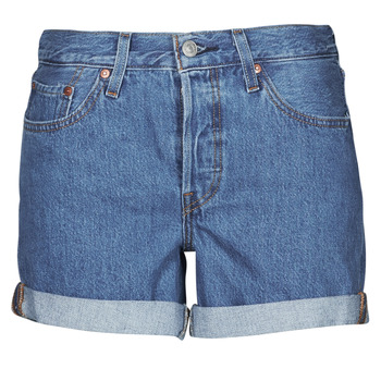 Kleidung Damen Shorts / Bermudas Levi's 501 ROLLED SHORT Blau