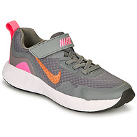 Schuhe Mädchen Multisportschuhe Nike WEARALLDAY PS Grau / Rosa