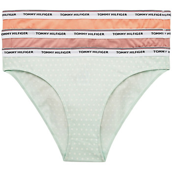 Unterwäsche Damen Damenslips Tommy Jeans Pack x3 Bikini print Multicolor