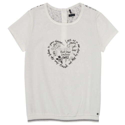 Kleidung Mädchen T-Shirts Ikks XS10242-19-C Weiss