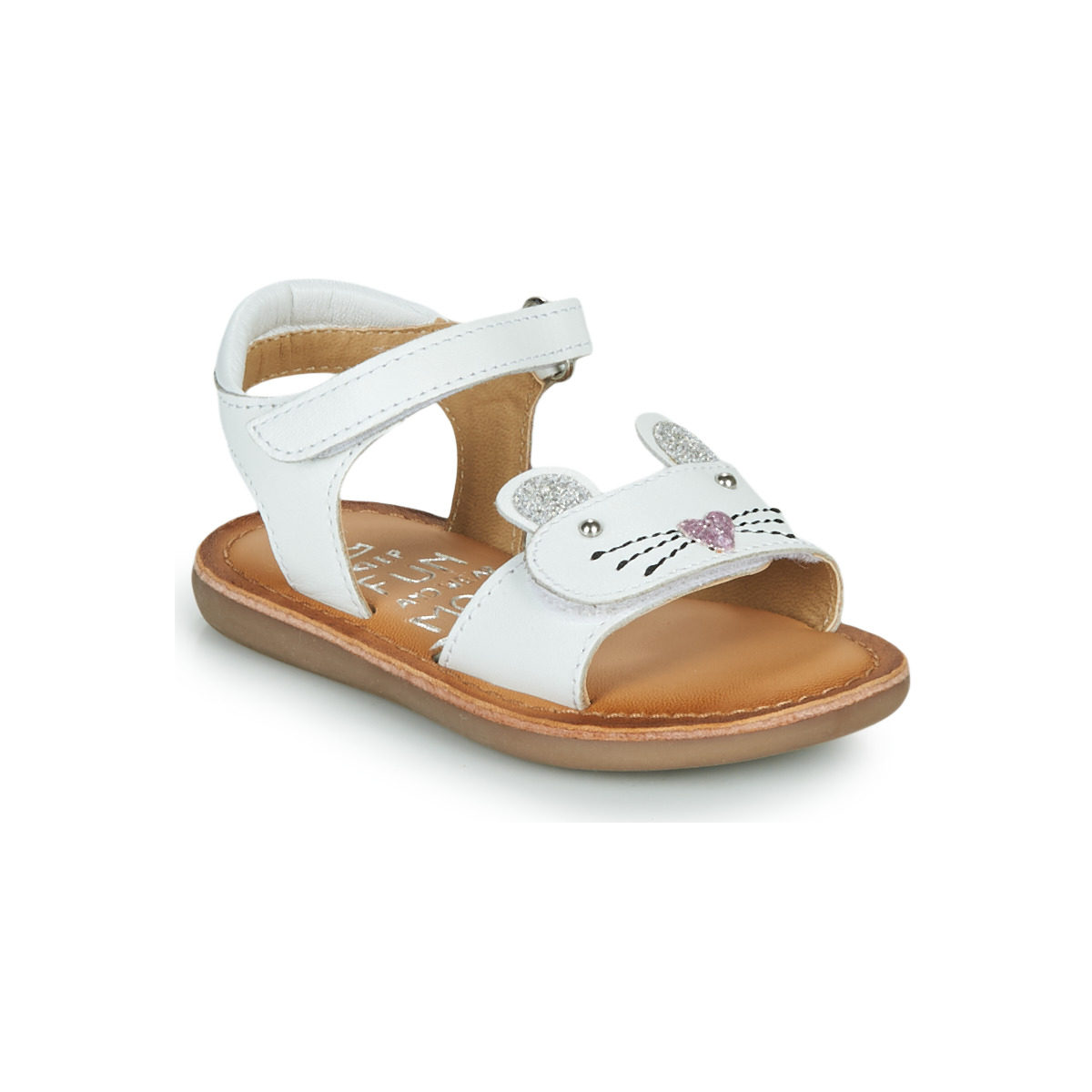 Schuhe Mädchen Sandalen / Sandaletten Mod'8 CLOONIE Weiss