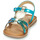 Schuhe Mädchen Sandalen / Sandaletten Mod'8 CALICOT Türkis / Gold