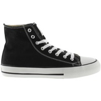 Schuhe Damen Sneaker Victoria Baskets montantes  tribu toile Schwarz