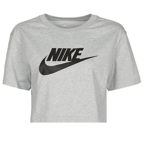 Nike NSTEE ESSNTL CRP ICN FTR Grau / Schwarz - Kleidung T-Shirts Damen 1999 