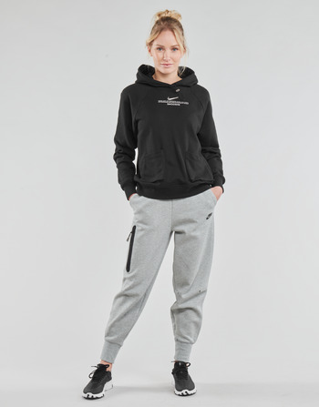 Kleidung Damen Jogginghosen Nike NSTCH FLC ESSNTL HR PNT Grau / Schwarz