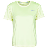 Kleidung Damen T-Shirts Nike MILER TOP SS Grün / Grau