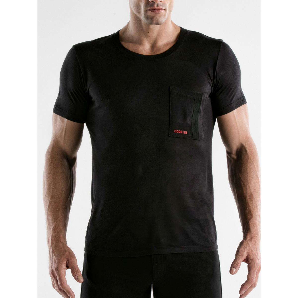 Kleidung Herren T-Shirts & Poloshirts Code 22 Kurzärmeliges T-Shirt von Core Code22 Schwarz