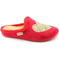 Schuhe Damen Hausschuhe Grunland GRU-I20-CI2940-RO Rot