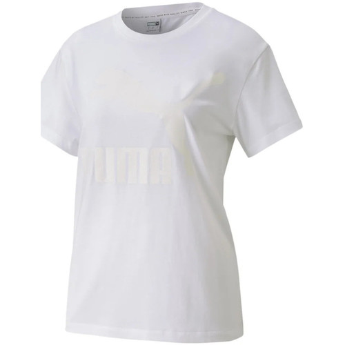 Kleidung Damen T-Shirts & Poloshirts Puma 597618-52 Weiss