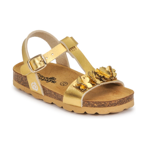 Schuhe Mädchen Sandalen / Sandaletten Citrouille et Compagnie KAPIBA Gold