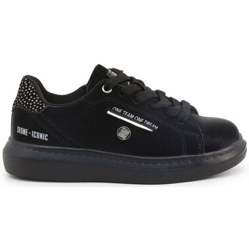 Schuhe Herren Sneaker Shone S8015-003 Black Schwarz