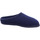 Schuhe Damen Hausschuhe Haflinger Walktoffel Kaschmir 611103076 Blau