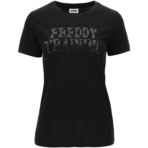 Kleidung Damen T-Shirts Freddy F0WTRT1-N Schwarz
