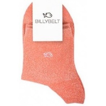 Unterwäsche Damen Socken & Strümpfe Billybelt Chaussettes Femme coton Paillettes Corail Orange