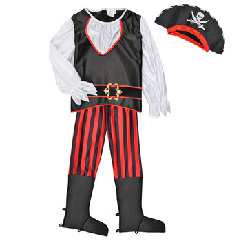 Kleidung Jungen Verkleidungen Fun Costumes COSTUME ENFANT PIRATE TOM Multicolor