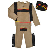 Kleidung Jungen Verkleidungen Fun Costumes COSTUME ENFANT INDIEN BIG BEAR Multicolor