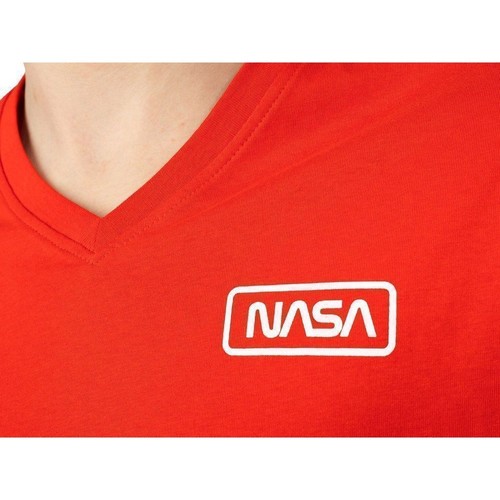 Nasa BASIC FLAG V NECK  RED BASIC FLAG V NECK Rot