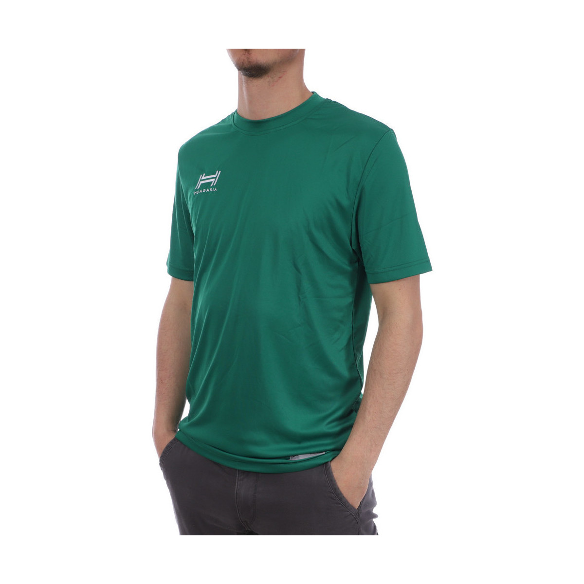 Kleidung Herren T-Shirts & Poloshirts Hungaria H-15TMUUBA00 Grün