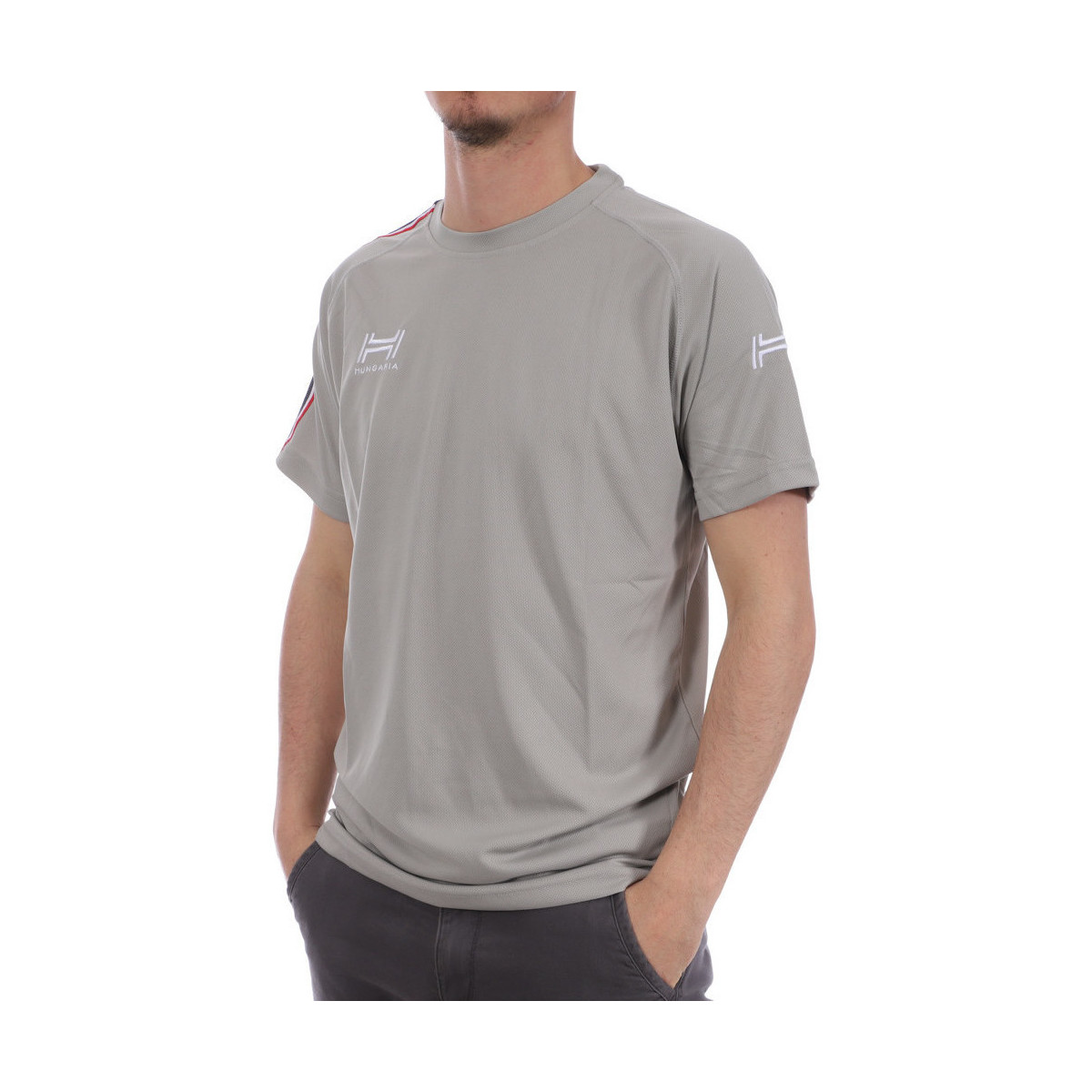 Kleidung Herren T-Shirts & Poloshirts Hungaria H-15TPUXBA00 Grau