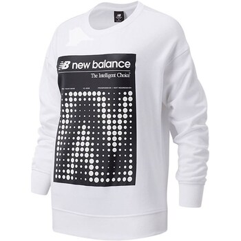 Kleidung Damen Sweatshirts New Balance WT03524 Weiss