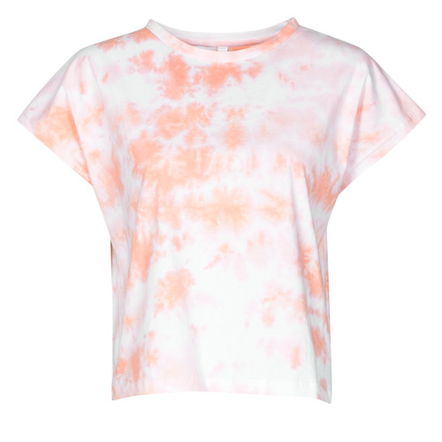 Yurban ONILA Weiss / Rose - Kleidung T-Shirts Damen 1199 