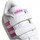 Schuhe Kinder Sneaker Low adidas Originals VL Court Rosa, Weiß