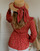 Kleidung Damen Tops / Blusen Céleste ROSSIGNOL Rot / Multicolor